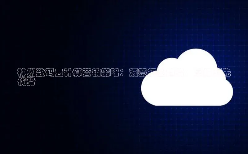 28圈.ccmpc29官网版下载滴滴出行神州数码云计算营销策略：洞察行业趋势，掌握领先
优势